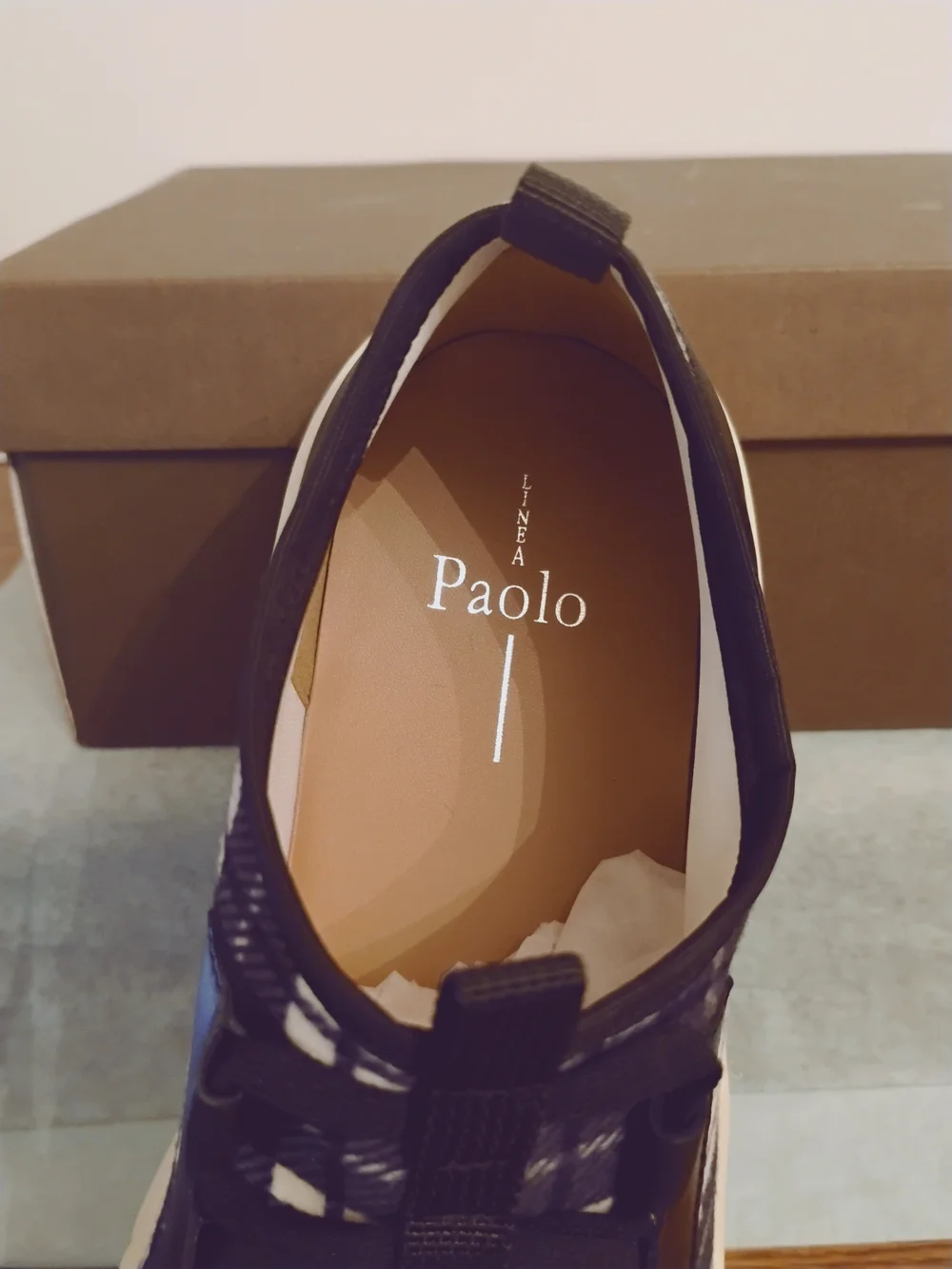 Paolo Black Platform Block Heel Ankle-Strap Sandal